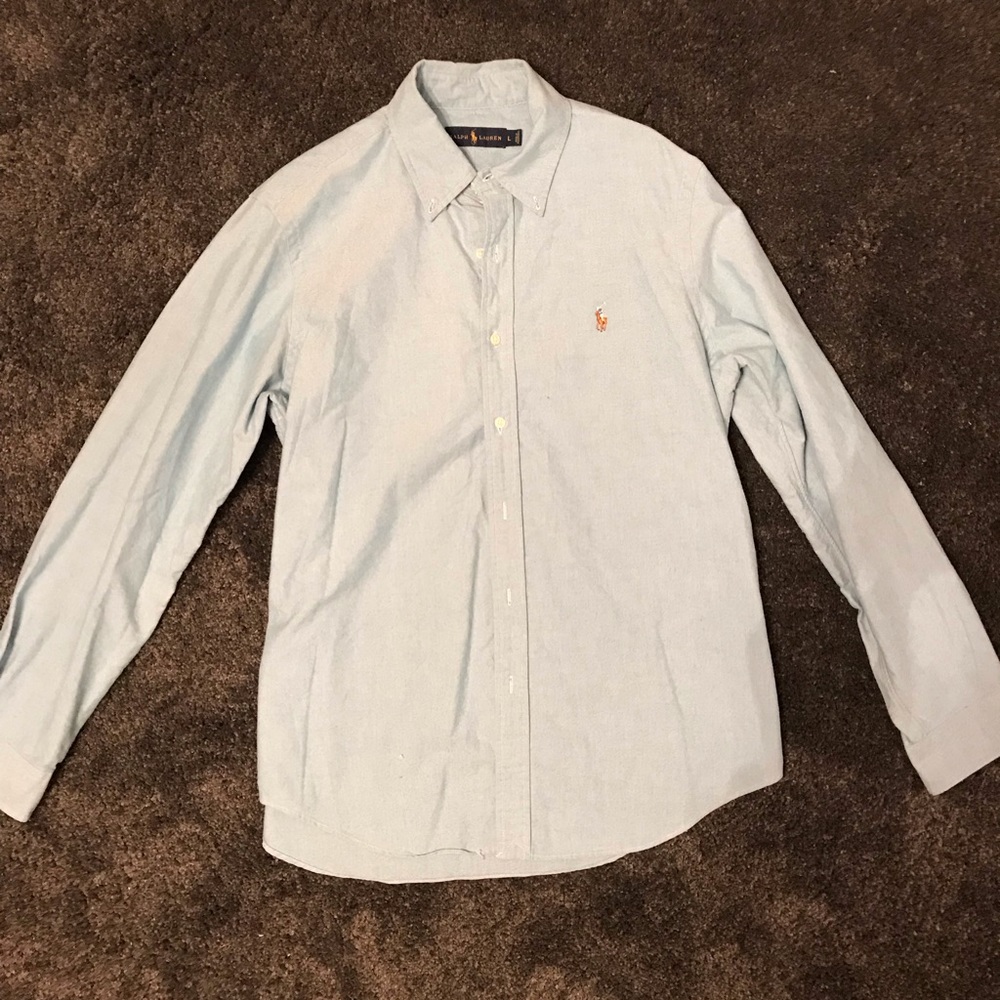 Men’s blue Ralph Lauren Button up shirt